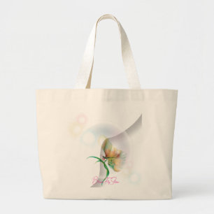 Dreamy Pastel Butterfly Abstract tote bag 