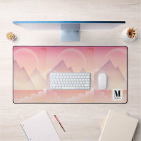 Dreamy Pastel Mountain Landscape