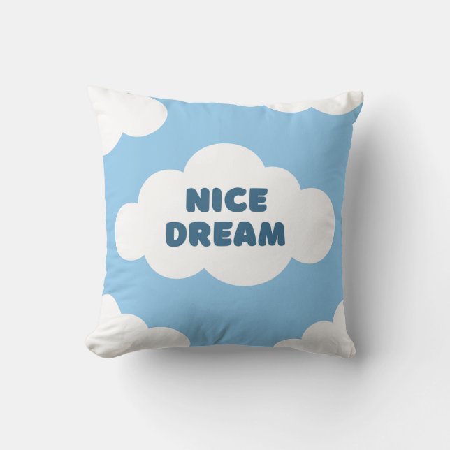 Dreamy Pastel Pillow (Front)