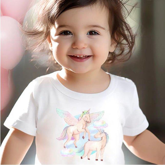 Dreamy Pastel Unicorn T-Shirt (Creator Uploaded)