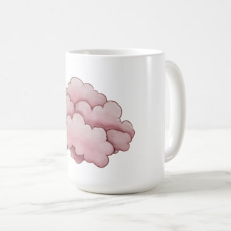 Dreamy Pink Clouds Design - Soft and Whimsical Coffee Mug