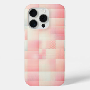 Dreamy Pink Pastel Gradient Checkered Phone Case 