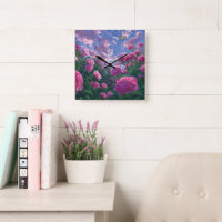 Dreamy Pink Peony Garden Art