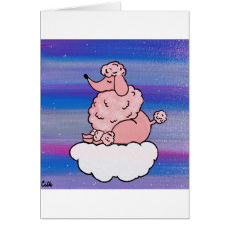 Dreamy Pink Poodle
