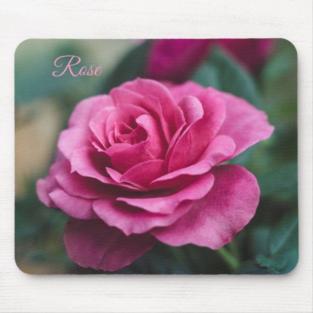 Dreamy Pink Rose Mouse Pad (Front)