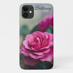 Dreamy Pink Rose *personalise* Case-Mate iPhone Case