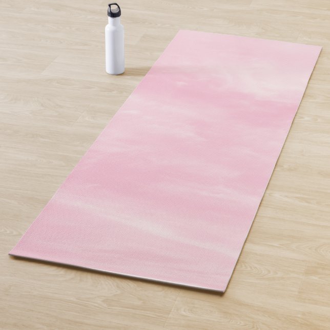 Dreamy Pink Sky 1 Yoga Mat (In Situ)
