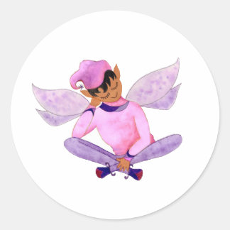 Dreamy Purple Elf Sticker