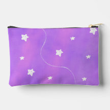 Dreamy Purple Starry Night Sky