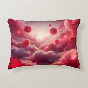 Dreamy Romantic Fantasy Roses Love Decorative Cushion