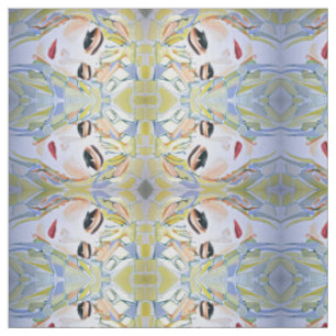 Dreamy Romantic Fashionable Utopian Girl Fabric
