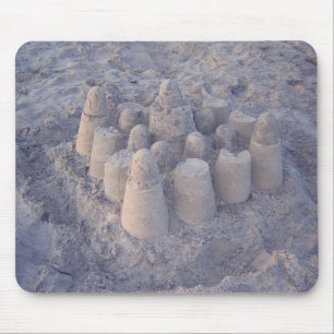 dreamy sandcastle mouse pad