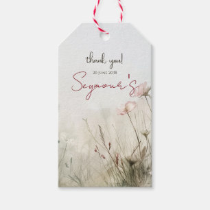 Dreamy Scene of Spring Flowers Gift Tags