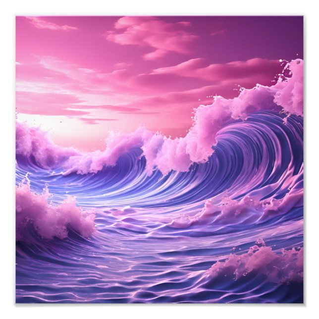 Dreamy Seascape Photo Print (Front)