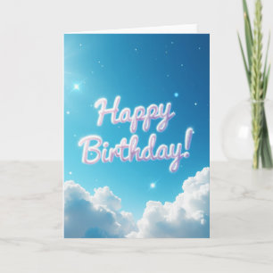Dreamy Sky Birthday Card