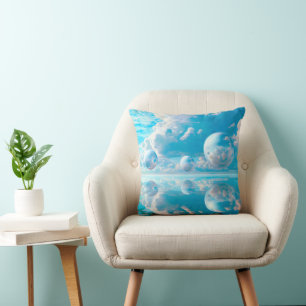 Dreamy Sky Surreal Nature Landscape Cushion
