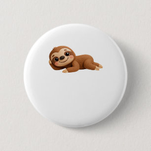 Dreamy Sloth 6 Cm Round Badge