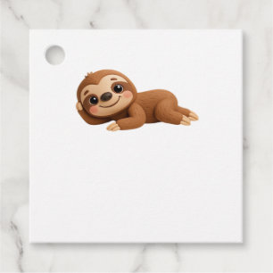 Dreamy Sloth Favour Tags