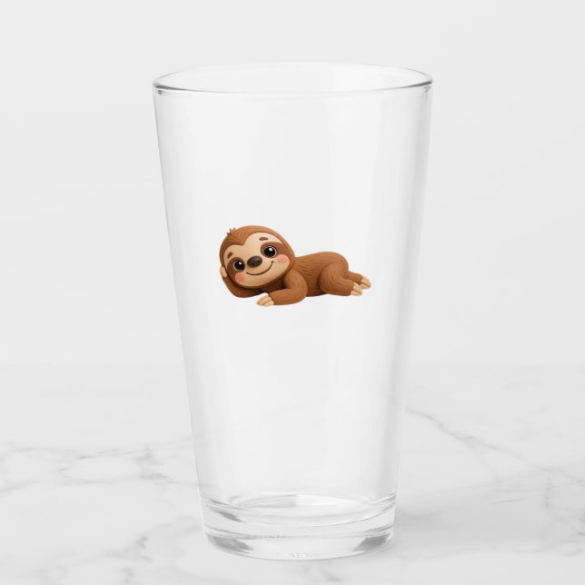 Dreamy Sloth Glass (Front)