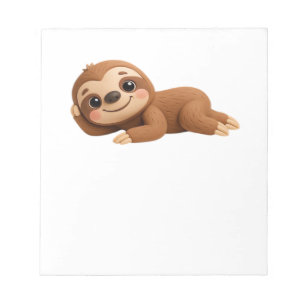 Dreamy Sloth Notepad