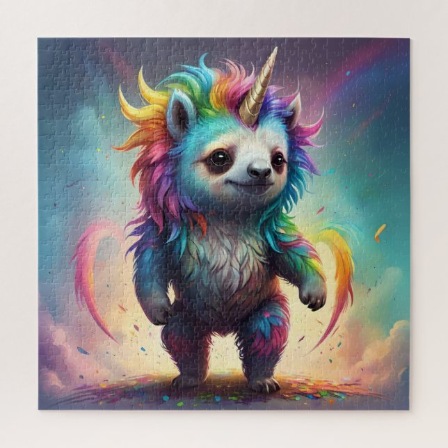 Dreamy Slothicorn: A Rainbow Baby Fantasy, Jigsaw Puzzle (Vertical)