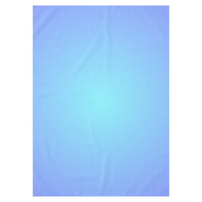 Dreamy Soft Blue Shades Aqua Light Blue Tablecloth (Front)