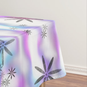 Dreamy Starburst Waves Pattern Tablecloth