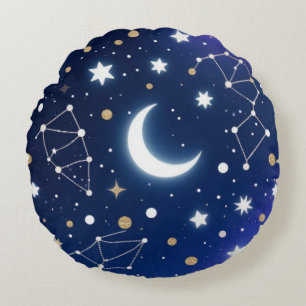 Dreamy Starry Night Sky Throw Pillow – Celestial C