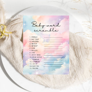 Dreamy Stars Baby Word Scramble Game