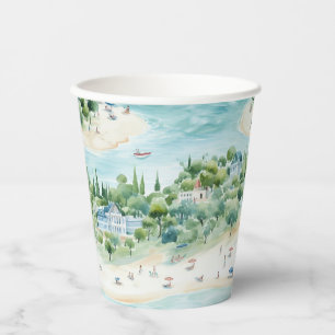 Dreamy Summer Seaside Holidays - Paper cup