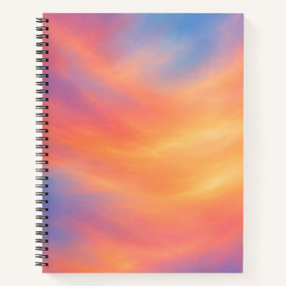 Dreamy Sunset Notebook | Colourful Pastel Sky