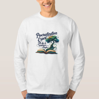 Dreamy Tree & Book Long Sleeve T-Shirt