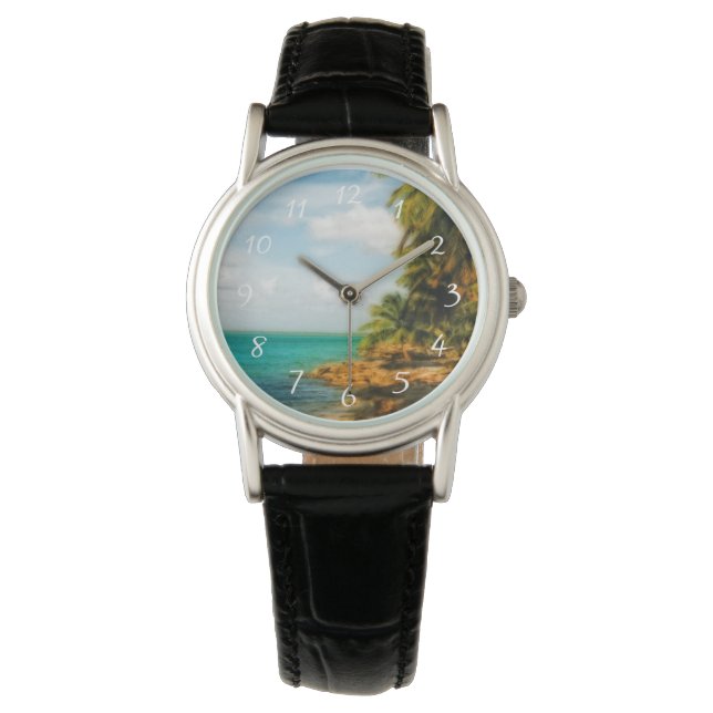 Dreamy Tropical Beach Watch (Front)