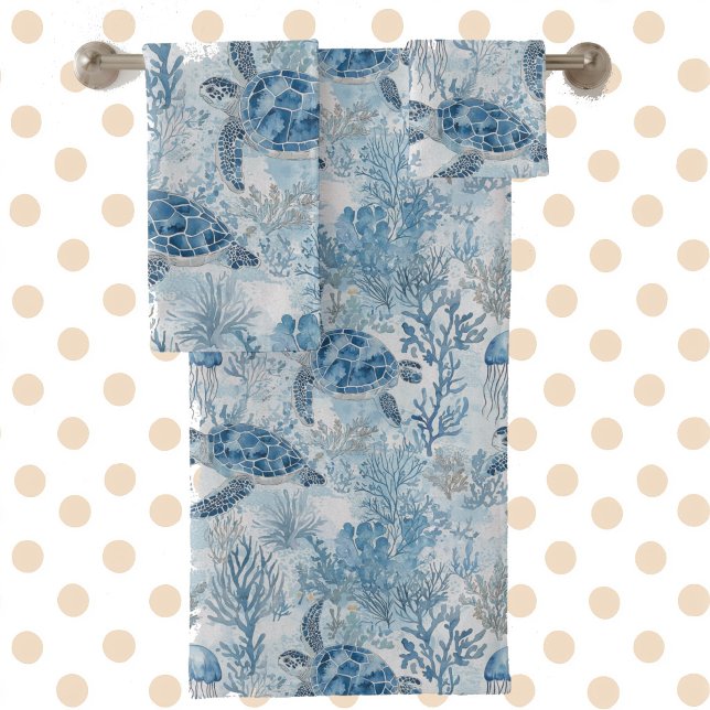 Dreamy Under the Sea Bath Towel Set (Creator Uploaded)