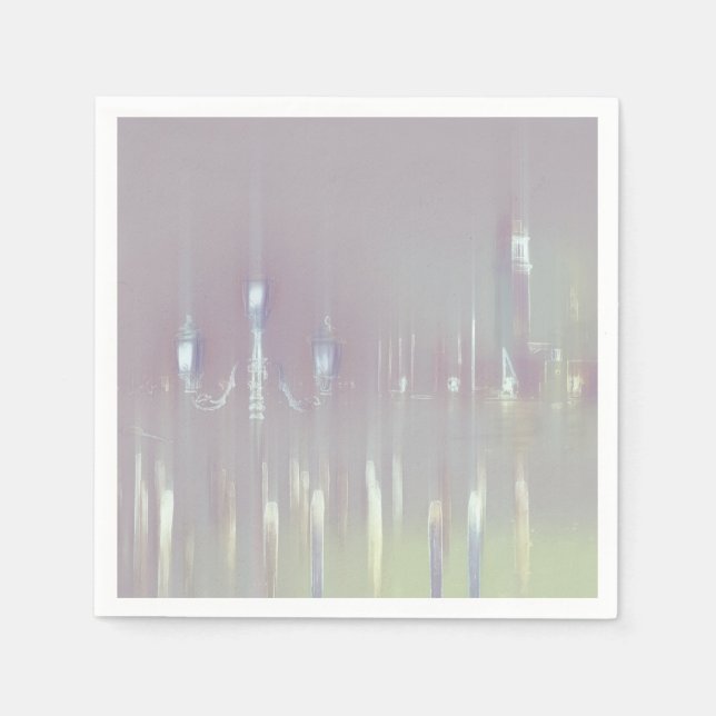 Dreamy Venice Italy Napkin (Front)