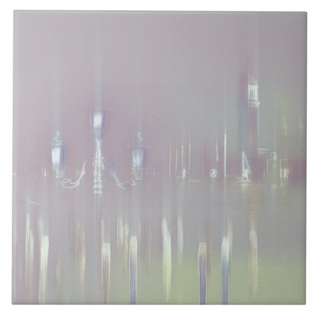 Dreamy Venice Italy Tile (Front)