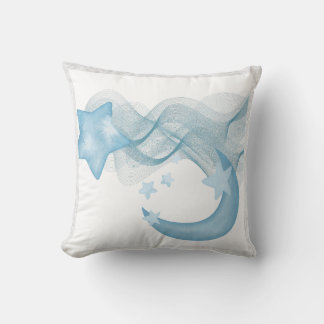 Dreamy Watercolor Abstract Fleece Blanket Cushion