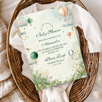 Dreamy Watercolor Balloon Baby Shower