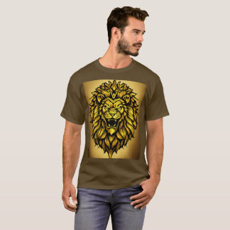 Dreamy Watercolor Lion T-Shirt Design