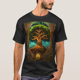 Dreamy Whimsical Nature T-Shirt Design
