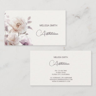 Dreamy White Rolse Business Card