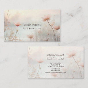 Dreamy Wildflowers Logo Business Card