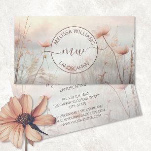 Dreamy Wildflowers Logo Business Card