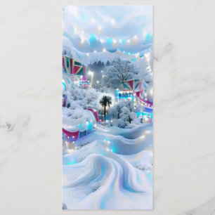 Dreamy Winter Wonderland Lights Bookmark  Menu