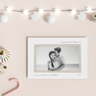 Dreamy Wish Holiday Photo Card Wheat