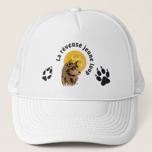 dreamy wolf baby trucker hat