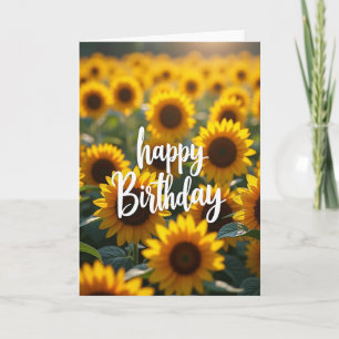 Dreamy Yellow Flower Card
