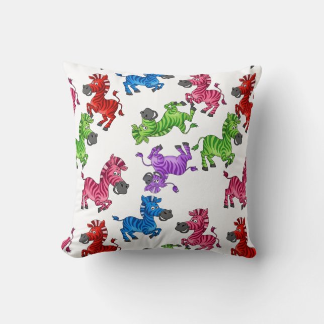 Dreamy Zebra World Cushion (Front)