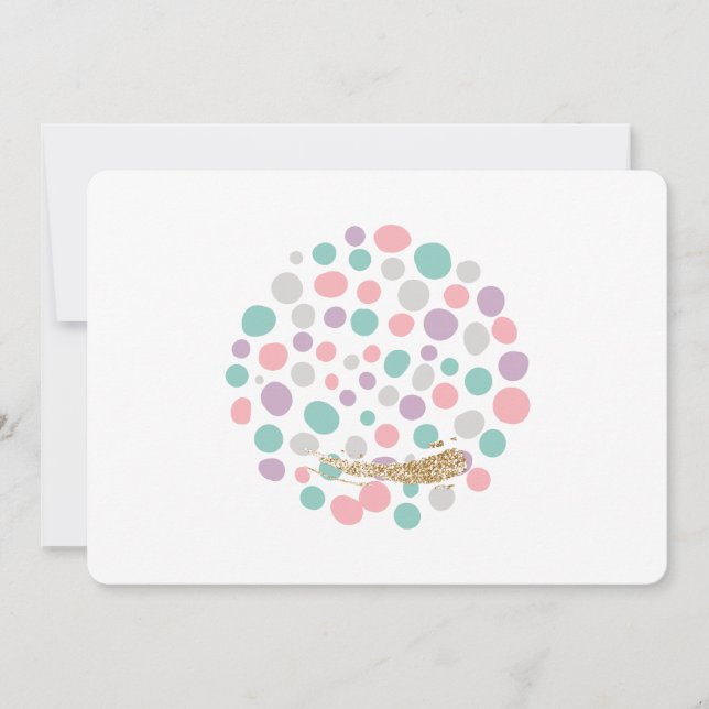 'DreamyPastels' Invitation (Front)