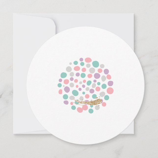 'DreamyPastels' Invitation (Front)